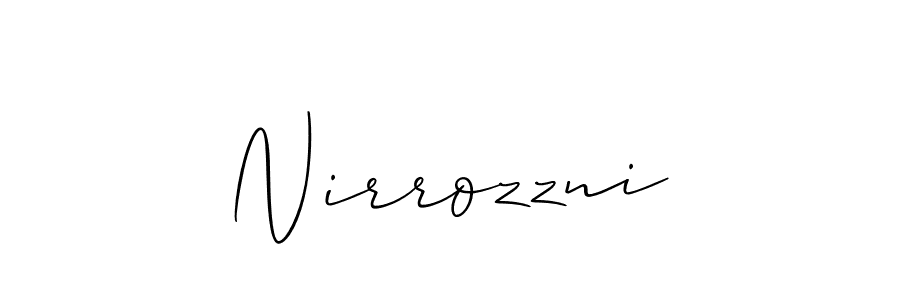 Also You can easily find your signature by using the search form. We will create Nirrozzni name handwritten signature images for you free of cost using Allison_Script sign style. Nirrozzni signature style 2 images and pictures png