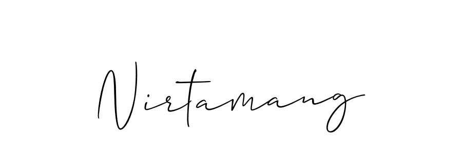 It looks lik you need a new signature style for name Nirtamang. Design unique handwritten (Allison_Script) signature with our free signature maker in just a few clicks. Nirtamang signature style 2 images and pictures png