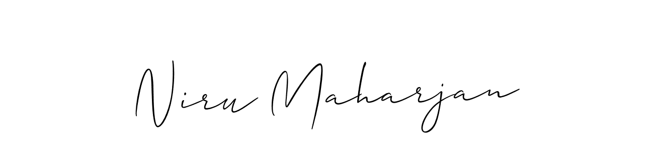 Best and Professional Signature Style for Niru Maharjan. Allison_Script Best Signature Style Collection. Niru Maharjan signature style 2 images and pictures png