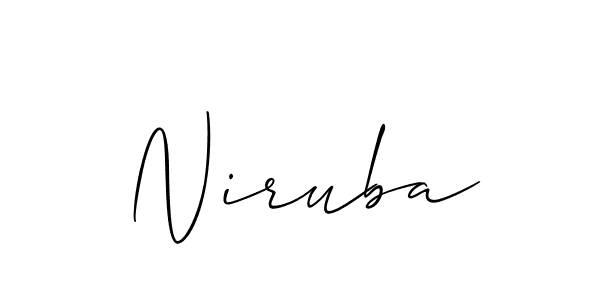 Best and Professional Signature Style for Niruba. Allison_Script Best Signature Style Collection. Niruba signature style 2 images and pictures png