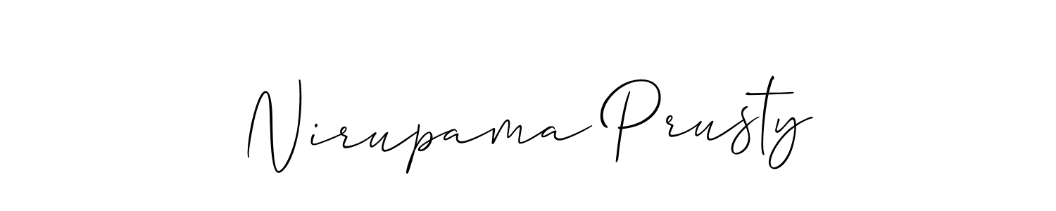 Best and Professional Signature Style for Nirupama Prusty. Allison_Script Best Signature Style Collection. Nirupama Prusty signature style 2 images and pictures png