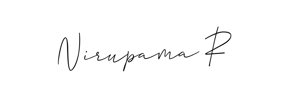 Here are the top 10 professional signature styles for the name Nirupama R. These are the best autograph styles you can use for your name. Nirupama R signature style 2 images and pictures png