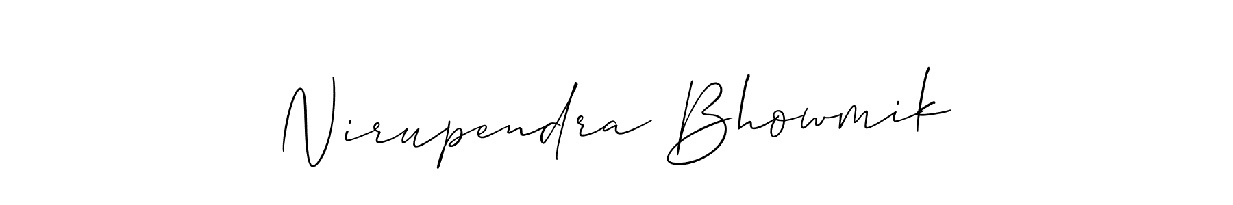 Check out images of Autograph of Nirupendra Bhowmik name. Actor Nirupendra Bhowmik Signature Style. Allison_Script is a professional sign style online. Nirupendra Bhowmik signature style 2 images and pictures png