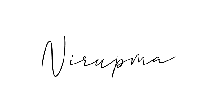 Make a short Nirupma signature style. Manage your documents anywhere anytime using Allison_Script. Create and add eSignatures, submit forms, share and send files easily. Nirupma signature style 2 images and pictures png