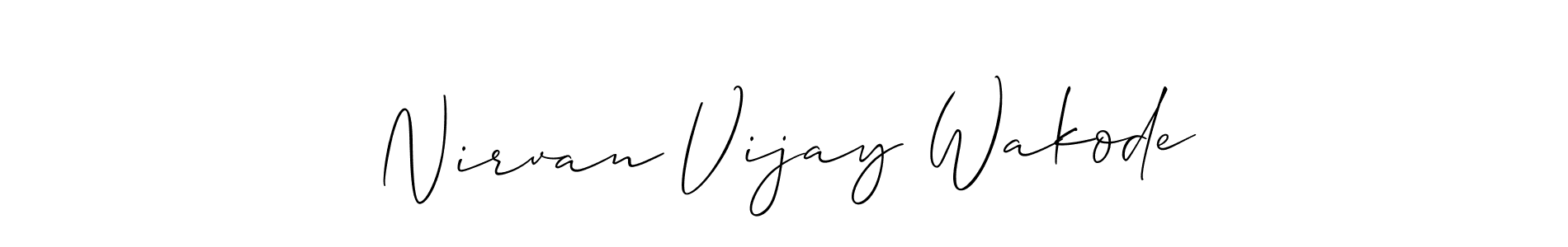 Once you've used our free online signature maker to create your best signature Allison_Script style, it's time to enjoy all of the benefits that Nirvan Vijay Wakode name signing documents. Nirvan Vijay Wakode signature style 2 images and pictures png