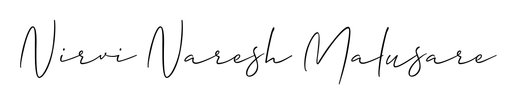 Check out images of Autograph of Nirvi Naresh Malusare name. Actor Nirvi Naresh Malusare Signature Style. Allison_Script is a professional sign style online. Nirvi Naresh Malusare signature style 2 images and pictures png