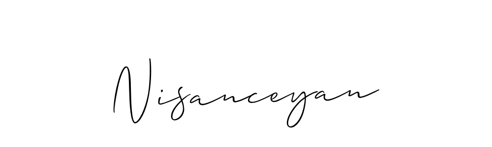 Make a beautiful signature design for name Nisanceyan. Use this online signature maker to create a handwritten signature for free. Nisanceyan signature style 2 images and pictures png