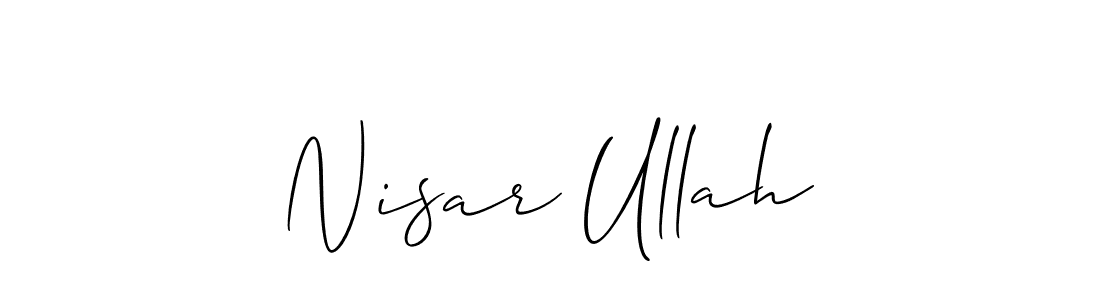 See photos of Nisar Ullah official signature by Spectra . Check more albums & portfolios. Read reviews & check more about Allison_Script font. Nisar Ullah signature style 2 images and pictures png