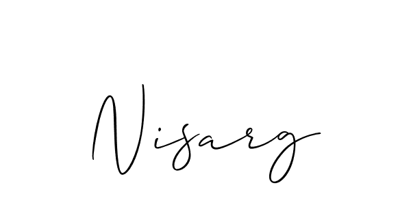 Make a short Nisarg signature style. Manage your documents anywhere anytime using Allison_Script. Create and add eSignatures, submit forms, share and send files easily. Nisarg signature style 2 images and pictures png