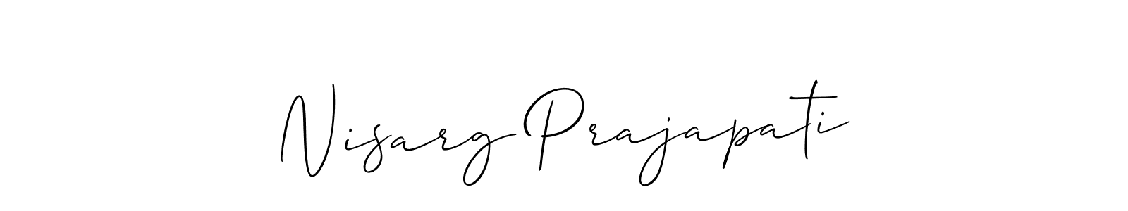 You can use this online signature creator to create a handwritten signature for the name Nisarg Prajapati. This is the best online autograph maker. Nisarg Prajapati signature style 2 images and pictures png