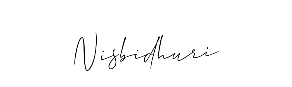 Also we have Nisbidhuri name is the best signature style. Create professional handwritten signature collection using Allison_Script autograph style. Nisbidhuri signature style 2 images and pictures png