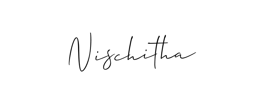 Once you've used our free online signature maker to create your best signature Allison_Script style, it's time to enjoy all of the benefits that Nischitha name signing documents. Nischitha signature style 2 images and pictures png