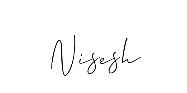 Here are the top 10 professional signature styles for the name Nisesh. These are the best autograph styles you can use for your name. Nisesh signature style 2 images and pictures png