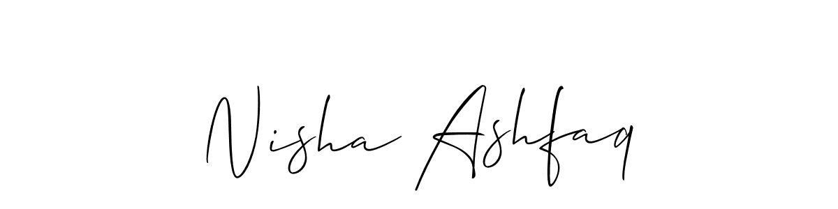 Best and Professional Signature Style for Nisha Ashfaq. Allison_Script Best Signature Style Collection. Nisha Ashfaq signature style 2 images and pictures png