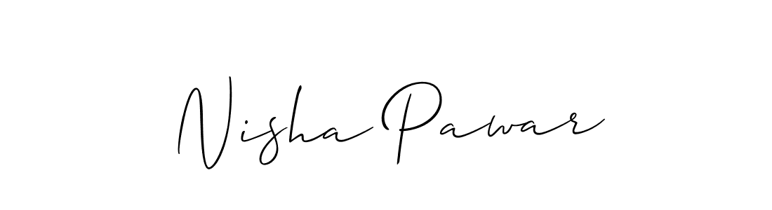 How to Draw Nisha Pawar signature style? Allison_Script is a latest design signature styles for name Nisha Pawar. Nisha Pawar signature style 2 images and pictures png