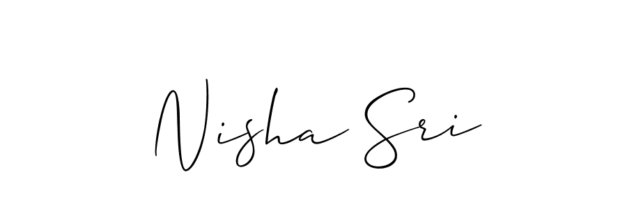 How to Draw Nisha Sri signature style? Allison_Script is a latest design signature styles for name Nisha Sri. Nisha Sri signature style 2 images and pictures png