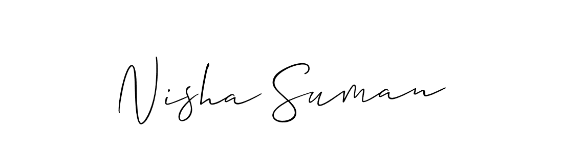 Once you've used our free online signature maker to create your best signature Allison_Script style, it's time to enjoy all of the benefits that Nisha Suman name signing documents. Nisha Suman signature style 2 images and pictures png