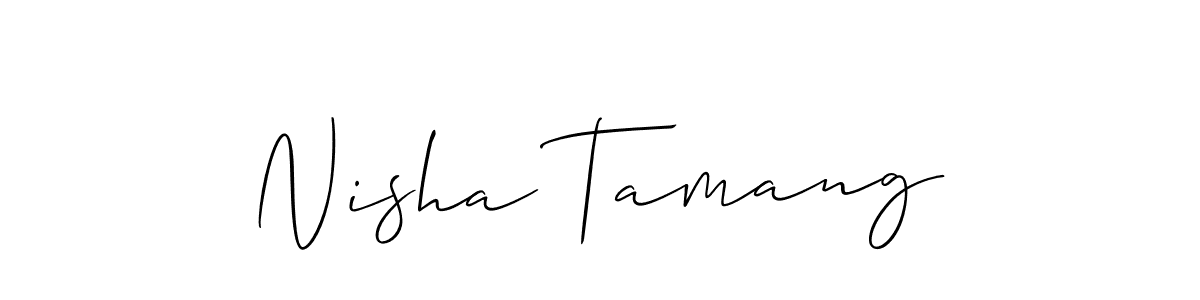 Here are the top 10 professional signature styles for the name Nisha Tamang. These are the best autograph styles you can use for your name. Nisha Tamang signature style 2 images and pictures png