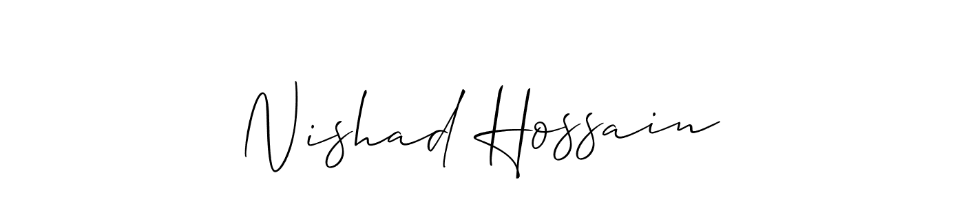 Best and Professional Signature Style for Nishad Hossain. Allison_Script Best Signature Style Collection. Nishad Hossain signature style 2 images and pictures png