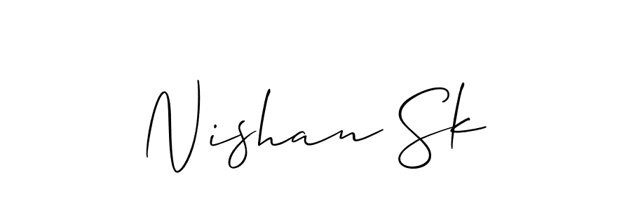 Once you've used our free online signature maker to create your best signature Allison_Script style, it's time to enjoy all of the benefits that Nishan Sk name signing documents. Nishan Sk signature style 2 images and pictures png