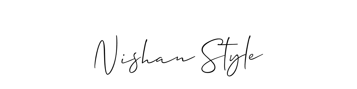 How to make Nishan Style name signature. Use Allison_Script style for creating short signs online. This is the latest handwritten sign. Nishan Style signature style 2 images and pictures png