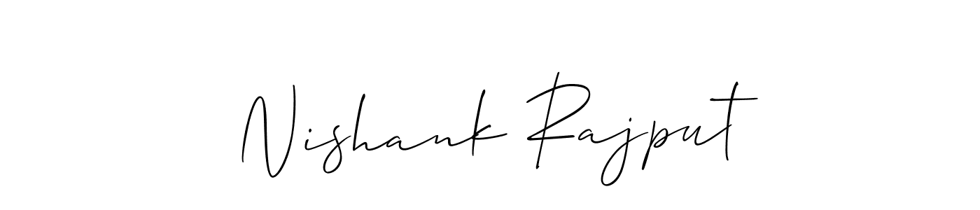 Make a beautiful signature design for name Nishank Rajput. Use this online signature maker to create a handwritten signature for free. Nishank Rajput signature style 2 images and pictures png
