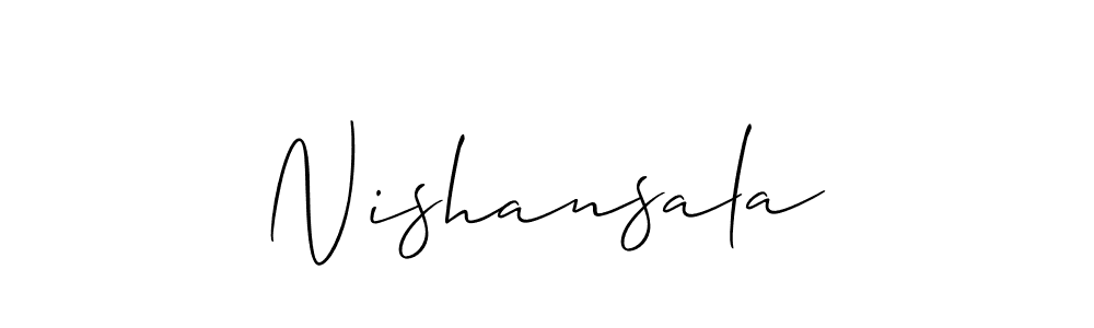 You can use this online signature creator to create a handwritten signature for the name Nishansala. This is the best online autograph maker. Nishansala signature style 2 images and pictures png