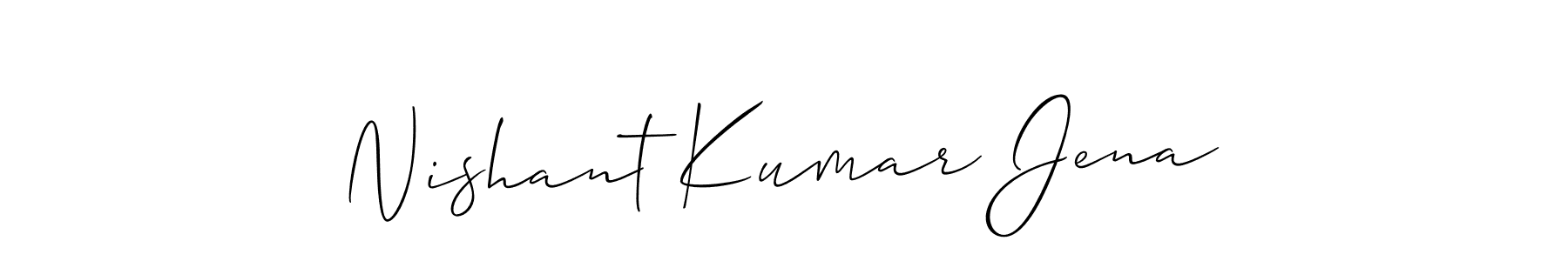 You can use this online signature creator to create a handwritten signature for the name Nishant Kumar Jena. This is the best online autograph maker. Nishant Kumar Jena signature style 2 images and pictures png