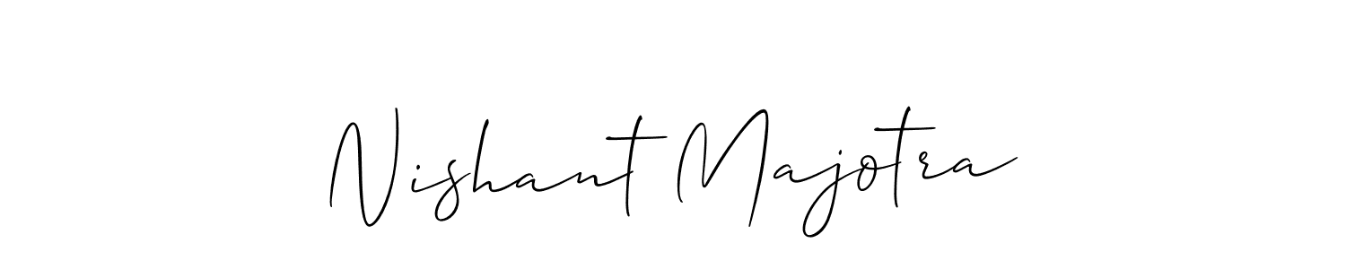 Best and Professional Signature Style for Nishant Majotra. Allison_Script Best Signature Style Collection. Nishant Majotra signature style 2 images and pictures png