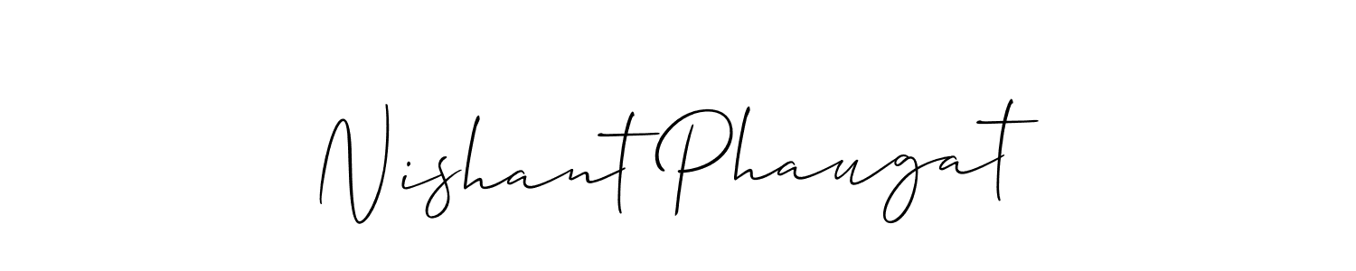 Here are the top 10 professional signature styles for the name Nishant Phaugat. These are the best autograph styles you can use for your name. Nishant Phaugat signature style 2 images and pictures png