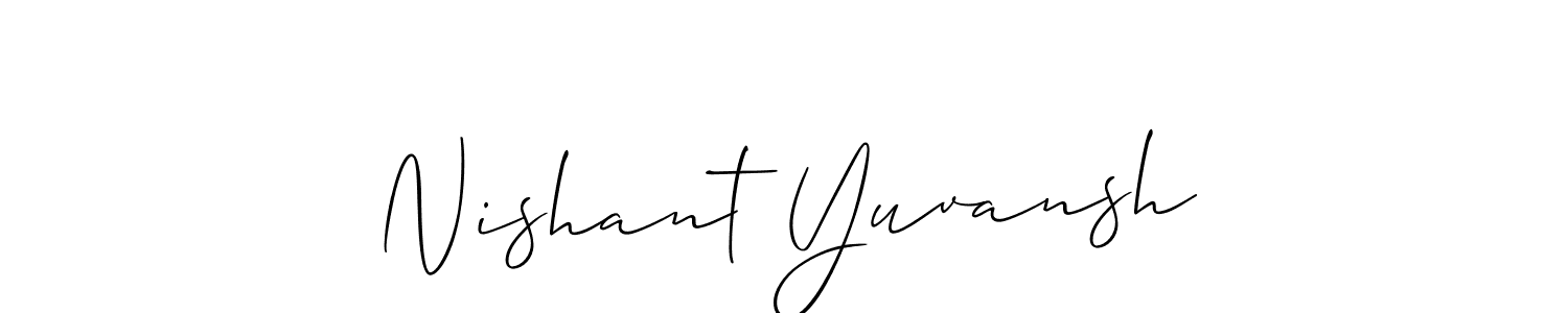 Once you've used our free online signature maker to create your best signature Allison_Script style, it's time to enjoy all of the benefits that Nishant Yuvansh name signing documents. Nishant Yuvansh signature style 2 images and pictures png