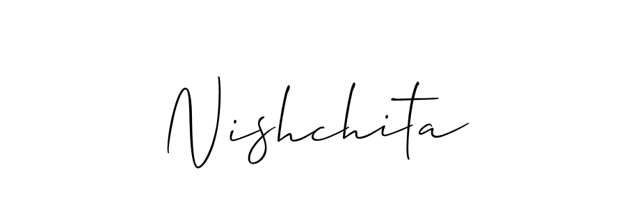 This is the best signature style for the Nishchita name. Also you like these signature font (Allison_Script). Mix name signature. Nishchita signature style 2 images and pictures png