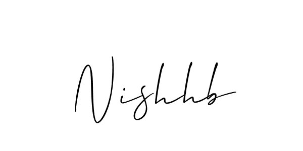 How to Draw Nishhb signature style? Allison_Script is a latest design signature styles for name Nishhb. Nishhb signature style 2 images and pictures png