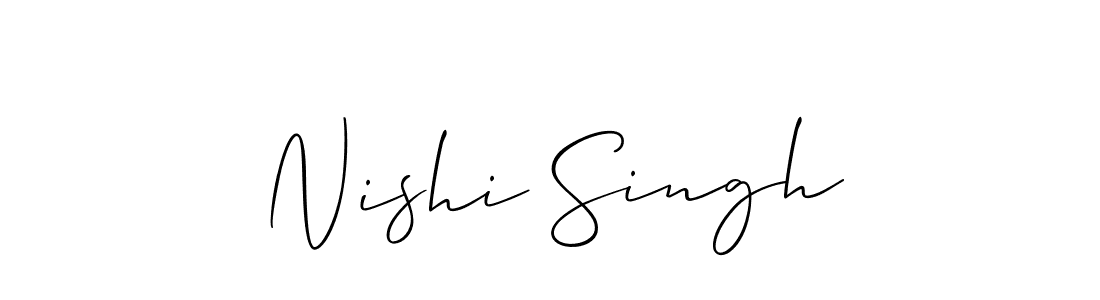 This is the best signature style for the Nishi Singh name. Also you like these signature font (Allison_Script). Mix name signature. Nishi Singh signature style 2 images and pictures png