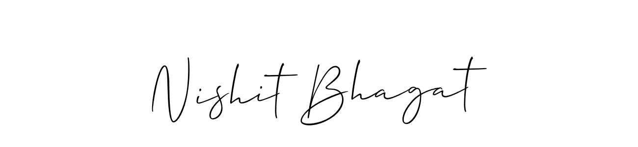 Here are the top 10 professional signature styles for the name Nishit Bhagat. These are the best autograph styles you can use for your name. Nishit Bhagat signature style 2 images and pictures png