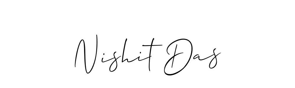 It looks lik you need a new signature style for name Nishit Das. Design unique handwritten (Allison_Script) signature with our free signature maker in just a few clicks. Nishit Das signature style 2 images and pictures png