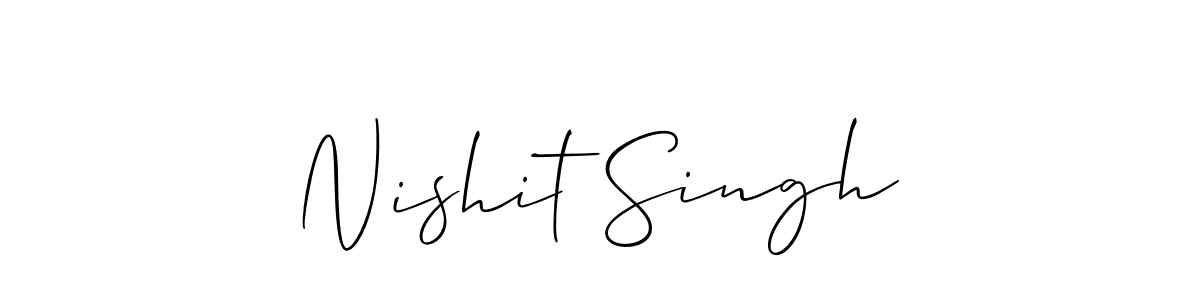 See photos of Nishit Singh official signature by Spectra . Check more albums & portfolios. Read reviews & check more about Allison_Script font. Nishit Singh signature style 2 images and pictures png