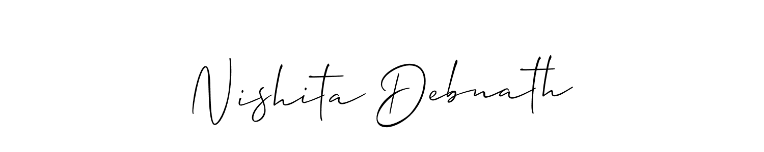 Once you've used our free online signature maker to create your best signature Allison_Script style, it's time to enjoy all of the benefits that Nishita Debnath name signing documents. Nishita Debnath signature style 2 images and pictures png