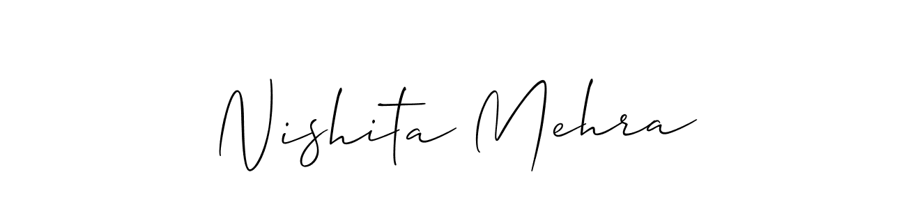 See photos of Nishita Mehra official signature by Spectra . Check more albums & portfolios. Read reviews & check more about Allison_Script font. Nishita Mehra signature style 2 images and pictures png