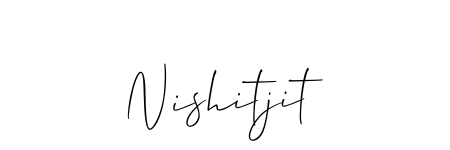 Nishitjit stylish signature style. Best Handwritten Sign (Allison_Script) for my name. Handwritten Signature Collection Ideas for my name Nishitjit. Nishitjit signature style 2 images and pictures png