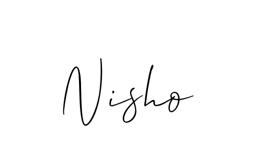 Here are the top 10 professional signature styles for the name Nisho. These are the best autograph styles you can use for your name. Nisho signature style 2 images and pictures png