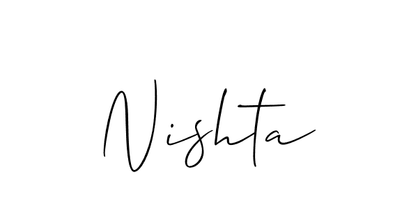 Once you've used our free online signature maker to create your best signature Allison_Script style, it's time to enjoy all of the benefits that Nishta name signing documents. Nishta signature style 2 images and pictures png