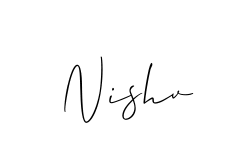 Here are the top 10 professional signature styles for the name Nishv. These are the best autograph styles you can use for your name. Nishv signature style 2 images and pictures png