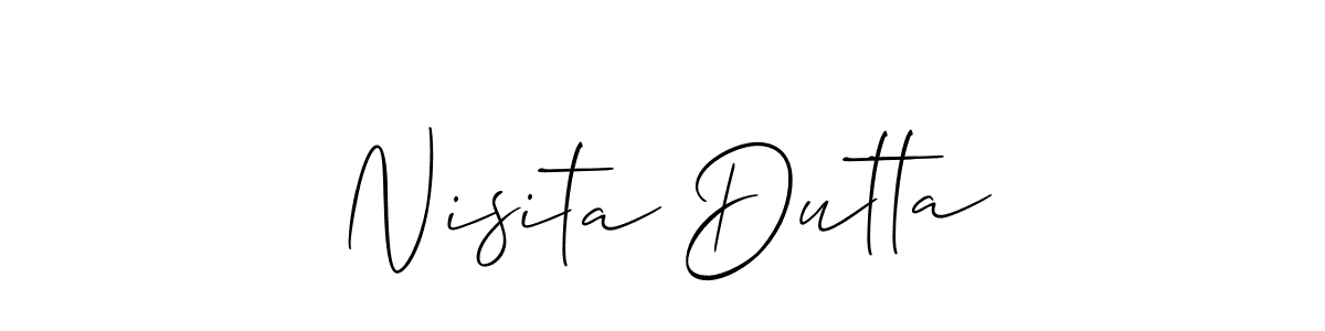 if you are searching for the best signature style for your name Nisita Dutta. so please give up your signature search. here we have designed multiple signature styles  using Allison_Script. Nisita Dutta signature style 2 images and pictures png