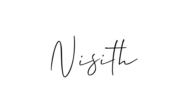 Nisith stylish signature style. Best Handwritten Sign (Allison_Script) for my name. Handwritten Signature Collection Ideas for my name Nisith. Nisith signature style 2 images and pictures png