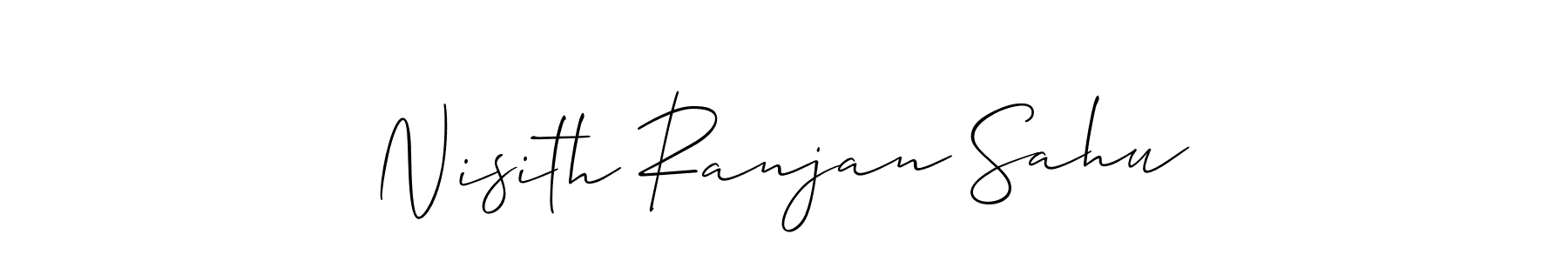 Also we have Nisith Ranjan Sahu name is the best signature style. Create professional handwritten signature collection using Allison_Script autograph style. Nisith Ranjan Sahu signature style 2 images and pictures png