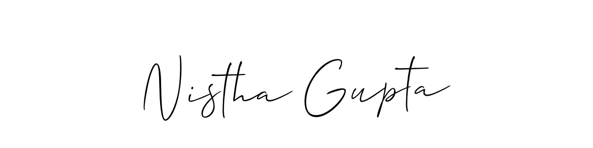 See photos of Nistha Gupta official signature by Spectra . Check more albums & portfolios. Read reviews & check more about Allison_Script font. Nistha Gupta signature style 2 images and pictures png