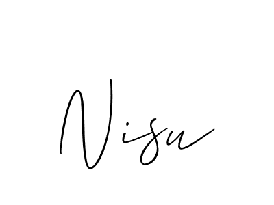 Similarly Allison_Script is the best handwritten signature design. Signature creator online .You can use it as an online autograph creator for name Nisu. Nisu signature style 2 images and pictures png