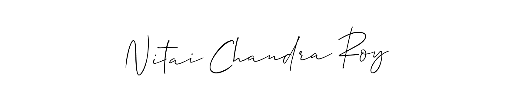 You can use this online signature creator to create a handwritten signature for the name Nitai Chandra Roy. This is the best online autograph maker. Nitai Chandra Roy signature style 2 images and pictures png