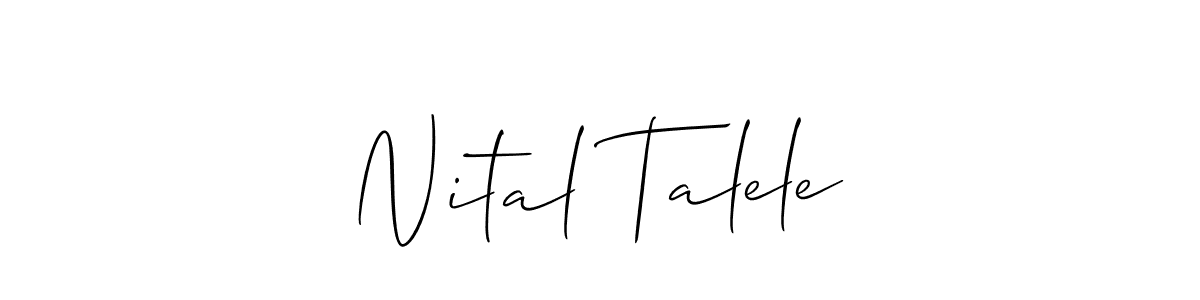 You can use this online signature creator to create a handwritten signature for the name Nital Talele. This is the best online autograph maker. Nital Talele signature style 2 images and pictures png